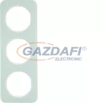   BERKER 10132109 3-as keret , univerzális, menta üveg, R.1; 223,2mm x 81,2 mm