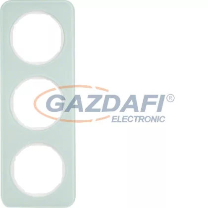   BERKER 10132109 3-as keret , univerzális, menta üveg, R.1; 223,2mm x 81,2 mm