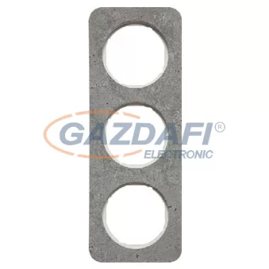 BERKER 10132379 3-as keret , univerzális, beton/fehér, R.1; 223,2mm x 81,2mm
