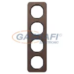   BERKER 10142354 4-es keret , univerzális, fa/fekete, R.1; 223,2mm x 81,2mm