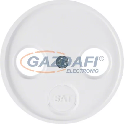   BERKER 12032089 fedlap antenna betétre , fényes fehér, R.1, R.3, R.8