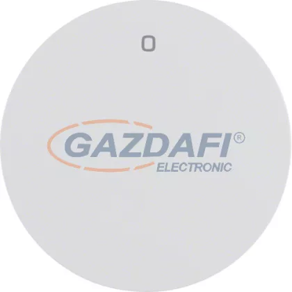   BERKER 16222089 2 pólusú fedlap , fényes fehér, R.1, R.3, R.8