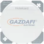   BERKER 16402089 süllyesztett Hotelkártya kapcsoló 230V 10A 1500W R.1/R.3 fényes fehér