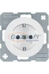 BERKER 41232089 süllyesztett dugalj fokozott érintésvédelemmel , fényes fehér, R.1, R.3, 250V, 16A