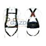   DEDRA BHSZ11 Biztonsági testheveder két felfüggesztési ponttal, övvel, 2 kötéllel