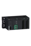 SCHNEIDER BMKC8020301 Modicon MC80 logikai vezérlő, 8 DI + 12 DO + 4 AI (-20…20 mA / -10…10 V), 1 soros Modbus, 1 CANopen, 2 Ethernet