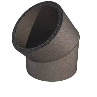 BRILON 188262 U - Szigetelt légtechnikai könyök 125; 45°-os BRILON 188262 U - Szigetelt légtechnikai könyök 125; 45°-os