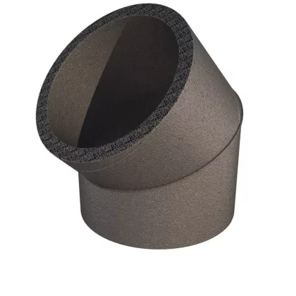 BRILON 188262 U - Szigetelt légtechnikai könyök 125; 45°-os BRILON 188262 U - Szigetelt légtechnikai könyök 125; 45°-os