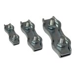   TRACON BSZ2-2 Sodronyszorító bilincs, dupla, acél d=2-2,5mm, M4