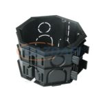 Nyolcszögletű kapcsolható doboz alj