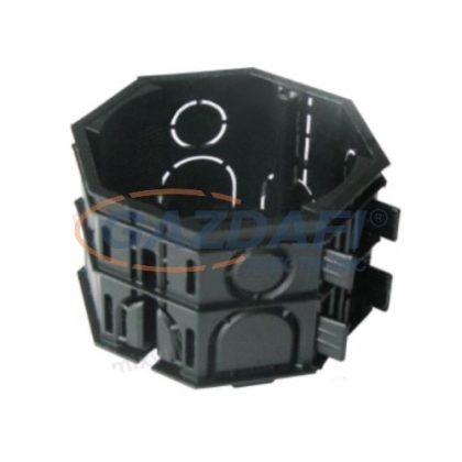 Nyolcszögletű kapcsolható doboz alj 25 db/csomag