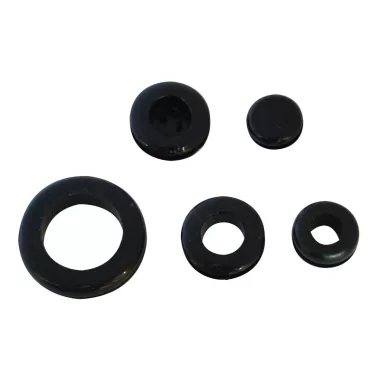 TRACON BV2518 Intrare cablu, deschis, cauciuc B = 25.1mm, C = 18.9mm