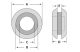 TRACON BVZ1108 Kábelbevezető, zárt, gumi B=11mm, C=7,8mm TRACON BVZ1108 Kábelbevezető, zárt, gumi B=11mm, C=7,8mm
