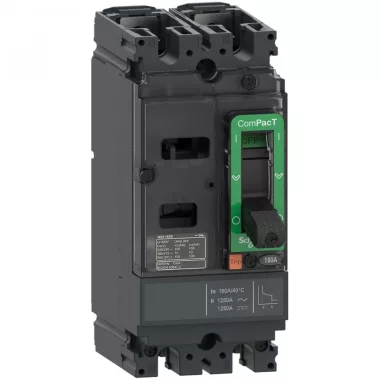 SCHNEIDER C10S2TM050 kompakt megszakító NSX100S AC/DC, 70 kA 415 VAC, TMD kioldóegység 50 A, 2P2d