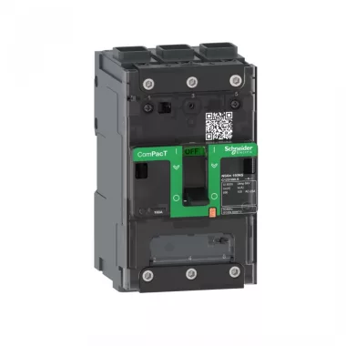 SCHNEIDER C113100LS kompakt megszakító NSXm NA, 3 Poles, 100A rating, EverLink csatlakozókkal