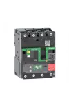 SCHNEIDER C11E34V050B kompakt megszakító NSXm E (16 kA 415 VAC), 3P 3d, 50 A beállítás Micrologic 4.1 kioldóegység, sarukkal és síncsatlakozókkal