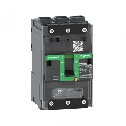   SCHNEIDER C11E3TM050L kompakt megszakító NSXm E (16 kA 415 VAC), 3P 3d, 50 A beállítás TMD kioldóegység, EverLink csatlakozókkal
