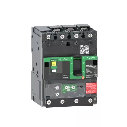   SCHNEIDER C12F34V160B ÚJ GENCompact NSXm Vigi 3P 160A 36kA sín