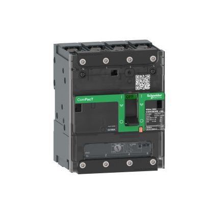   SCHNEIDER C12H4TM125B ÚJ GENCompact NSXm 70kA TM125D 4P/4T sín