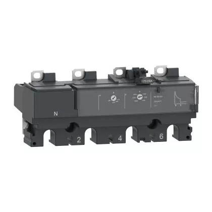 SCHNEIDER C164TM125D ÚJ GENTM125DC 4P 4d DC kioldóegység