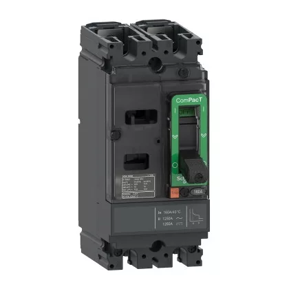 SCHNEIDER C16F2TM160 ÚJ GENNSX160F 160A 2P 36KA DC megszakító