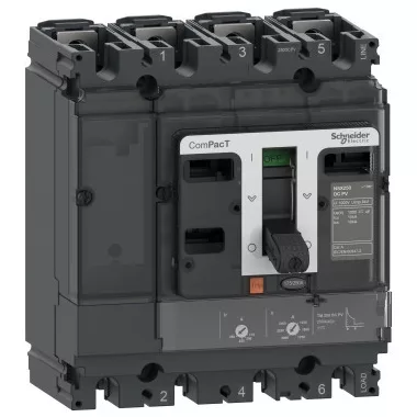 SCHNEIDER C16F4TM125D1 ÚJ GENCompact NSX125 TM DC PV 4P megsz