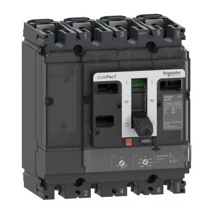 SCHNEIDER C16F4TM125D1 ÚJ GENCompact NSX125 TM DC PV 4P megsz