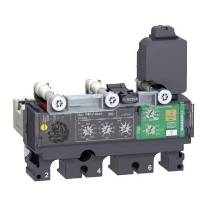 SCHNEIDER C2534V250 ÚJ GENMicrologic 4.2 Vigi 3x250 NSX250