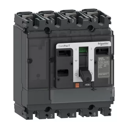 SCHNEIDER C254200D1S ÚJ GENCompact NSX200 NA DC PV 4P terhkap