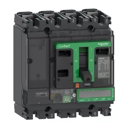 SCHNEIDER C25B47E160 ÚJ GENCompact NSX250 4P 25k Mic7.2 160