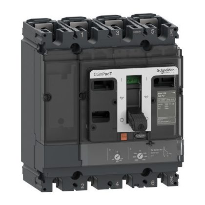   SCHNEIDER C25F4TM200D1 ÚJ GENCompact NSX200 TM DC PV 4P megsz
