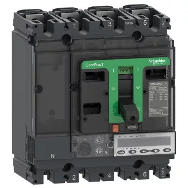 SCHNEIDER C25R45E100 ÚJ GENNSX250R megszakító 5.2 E 100A 4P