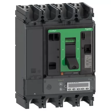 SCHNEIDER C63W46E630 ÚJ GENNSX630HB2 megszakító 6.3 E 630A 4P