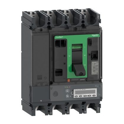   SCHNEIDER C63W46E630 ÚJ GENNSX630HB2 megszakító 6.3 E 630A 4P