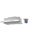 CATA 02010300ht Cata - Páraelszívó TFH-6630/A X LED brushless inox + hűtőtáska