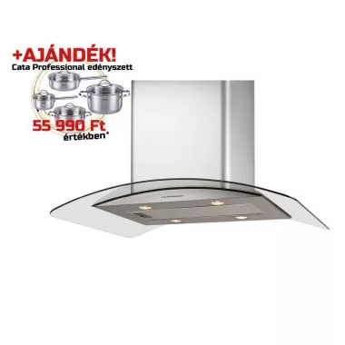 CATA 02025205p Cata - Páraelszívó ISLA GAMMA 900 X/E inox-üveg LED + Cata PROFESSIONAL edényszett - A készlet erejéig rendelhető! CATA 02025205p Cata - Páraelszívó ISLA GAMMA 900 X/E inox-üveg LED + Cata PROFESSIONAL edényszett - A készlet erejéig rendelhető!