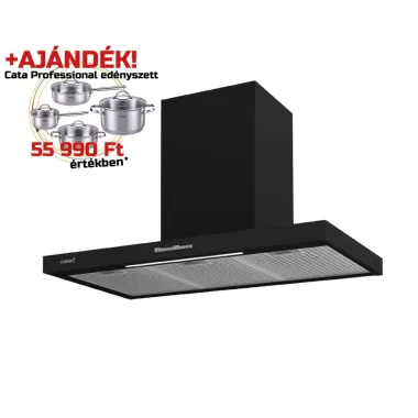 CATA 02075401p Cata - Páraelszívó Sygma 9010 BK + Cata PROFESSIONAL edényszett - A készlet CATA 02075401p Cata - Páraelszívó Sygma 9010 BK + Cata PROFESSIONAL edényszett - A készlet