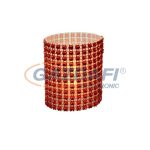 HOME CD 6/12 LED-es gyöngydekorációs mécses, piros, 6 cm