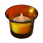 HOME CDG 1/YE LED-es teamécses sárga üvegcsészében