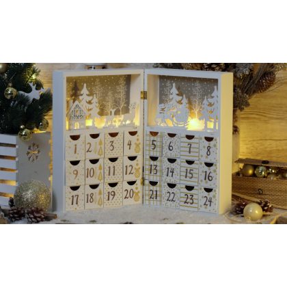 TRACON CHRACB8WW LED karácsonyi adventi kalendárium, elemes (X22051) Timer 6+18h, 8LED, 3000K, 2xAAA TRACON CHRACB8WW LED karácsonyi adventi kalendárium, elemes (X22051) Timer 6+18h, 8LED, 3000K, 2xAAA