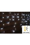 TRACON CHRIOB10CW Karácsonyi jégcsap fényfüggöny, kültéri/beltéri (X22025) 230VAC, 5+10M, 250LED, 6W, 12000-13000K, IP44