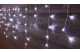 TRACON CHRIOB10CW Karácsonyi jégcsap fényfüggöny, kültéri/beltéri (X22025) 230VAC, 5+10M, 250LED, 6W, 12000-13000K, IP44