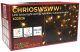 TRACON CHRIOSW5WW Karácsonyi sziporkázó jégcsapfényfüggöny,kül/beltér(X22026) 230VAC, 5+5M, 125LED, 3,6W, 2600-2700K, IP44