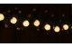 Tracon CHRSTBW10WW LED karácsonyi lánc, gömb, fehér, elemes Timer 6+18h,10LED, 3000K 2xAA