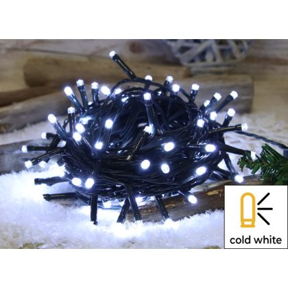   TRACON CHRSTOB200CW Karácsonyi fényfüzér, kültéri/beltéri (X22015) 230VAC, 5+20M, 200LED, 6W, 12000-13000K, IP44