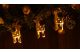 TRACON CHRSTRDGM10WW LED karácsonyi lánc, szarvas,fém, elemes (X22060) Timer 6+18h,10LED, 3000K, 2xAA
