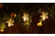TRACON CHRSTSTA10WW LED karácsonyi lánc, csillag,fém, elemes (X22059) Timer 6+18h,10LED, 3000K, 2xAA