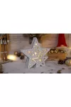TRACON CHRSTWDS6WW LED karácsonyi csillag, fa, elemes (X22040) Timer 6+18h, 6LED, 3000K, 2xAAA