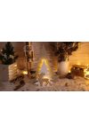 TRACON CHRTRWG10WW LED karácsonyi fenyő, szarvas,arany, elemes (X22096) Timer 6+18h,10LED,