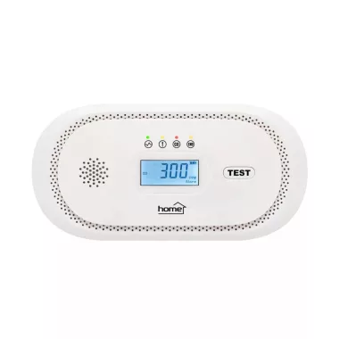 HOME CO10LCD szén-monoxid vészjelző, LCD kijelző , elemes, 2 év elem élettartam, 10 év érzékelő élettartam